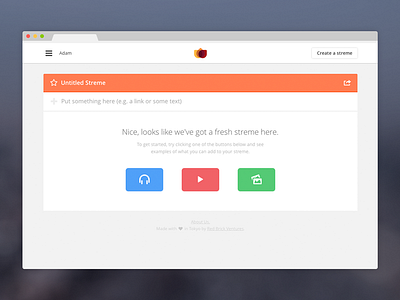 Streme – Fresh Streme clean empty fresh streme ui web