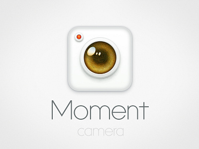 Moment Camera camera eye icon ios lens moment momentcamera plastic ui