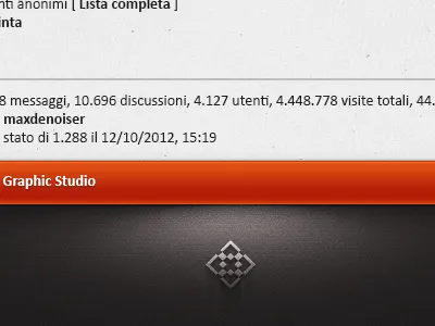 Let's grunge ferrone graphic studio grunge irones logo orange pixel style