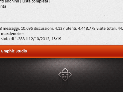 Let's grunge ferrone graphic studio grunge irones logo orange pixel style