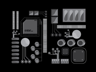 Circuit Board blackandwhite circuitboard hardware technology