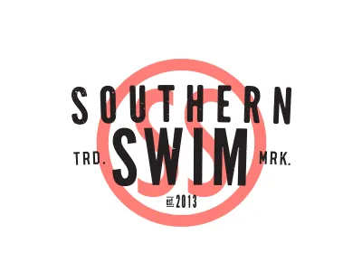 Southern Swim blkboxlabs branding logo monogram southern swim
