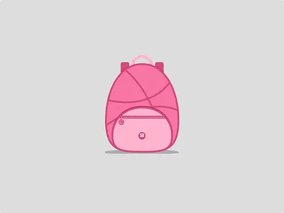 Dribbble Backpack Vector backpack design dribbble sketch app vector