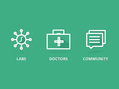 Health Care Icons briefcase community heath care icon mono stroke virus