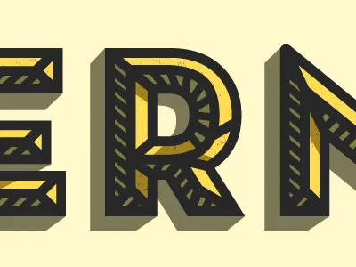 Modern Makers bevel black exhibition grunge kutztown light neutraface pa shadow type university yellow