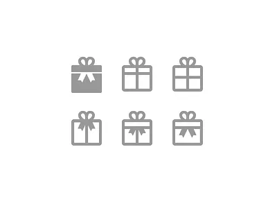 Gift icon exploration icon illustrator vector based