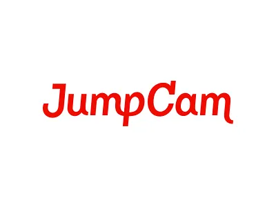 Jumpcam Logo custom type fuzzco typography