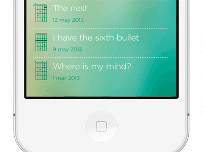 WIP My Chords app chords iphone mobile music progress wip