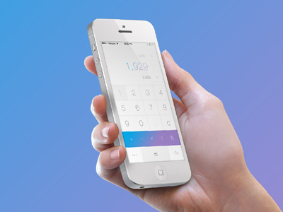 A Simple Calculator android calculator california clean fresno gradient hand ignition labs ios iphone simple