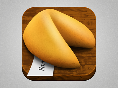 Fortune cookie fortune cookie icon illustration