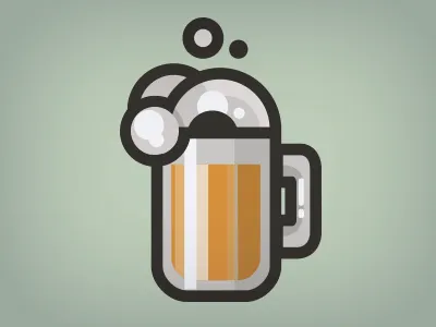 Pint groovy illustration photoshop pint vector