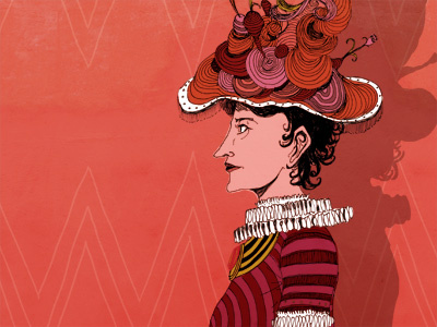 The Lady illustration lady portrait sketchbook