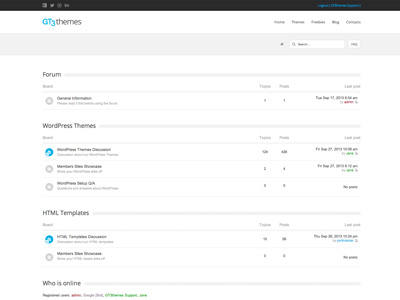Phpbb Forum Design clean style design forum gt3 themes phpbb