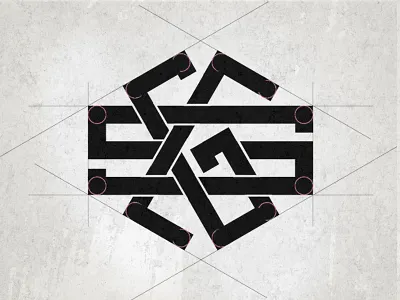 Monogram - in progress brand brandmark c g id identity logo monogram s sgc typography