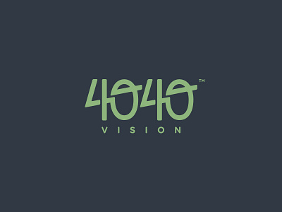 4040 40 4040 branding fourty glasses logo number