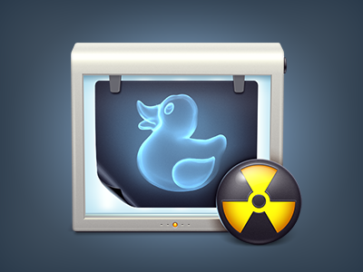 Dr.Rentgenolog app duck icon medicine x ray