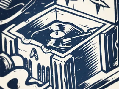 Metal Heads - Doomtable comic kevin luong metal heads turntable zine