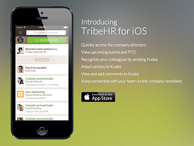 Obligatory Bokeh iOS Landing Page bokeh ios iphone landing page obligatory tribehr