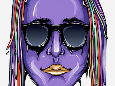 COLORVISION color glasses hair liquid netherlands pschycedelic sam janssen