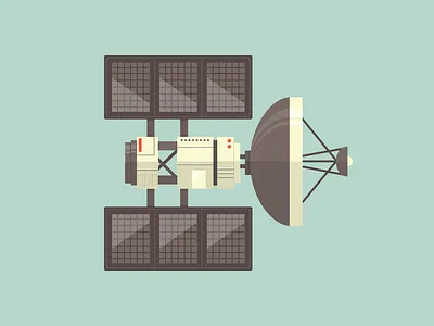 MORE space icon illustration satellite soyuz space