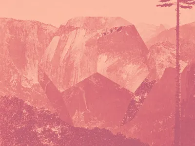 Cruiser Brand Experimentation cruiser dodecahedron gradient map image mask pink