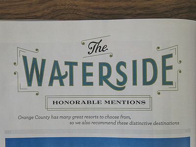 Waterside Honorable Mentions beach california editorial kyle anthony miller magazine modern oc ocean orange county type water