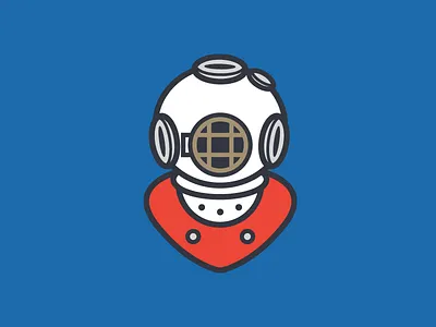 Scuba diver illustration scuba