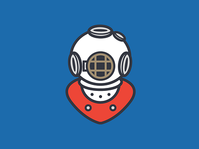 Scuba diver illustration scuba