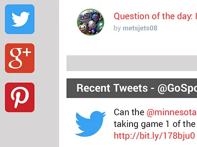 Dashboard Design III black buttons dashboard grey roboto sash sportsblog tweet widgets