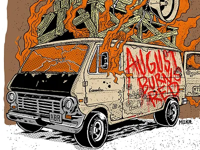 August Burn Red - poster chezmeka ford gigposter poster show van