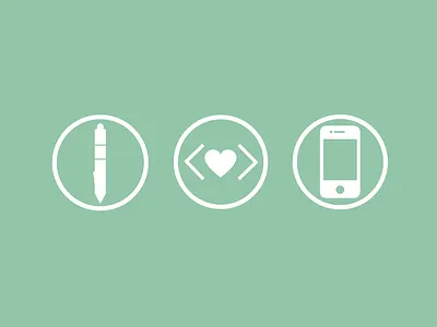 Resume Icons flat icon illustrator mobile tag