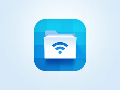 File Hub file folder hub icon ios ios7 wifi