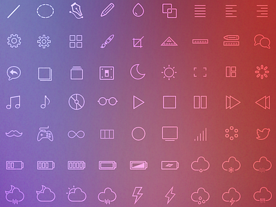 Linicons graphicdesign icon icons linicons set vectors web