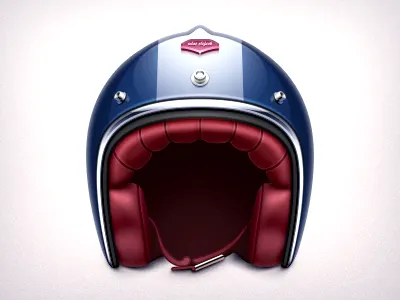Helmet helmet leather metal plastic