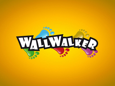 Wallwalker logo design character wallwalker children design disney logo pixar symbol toy