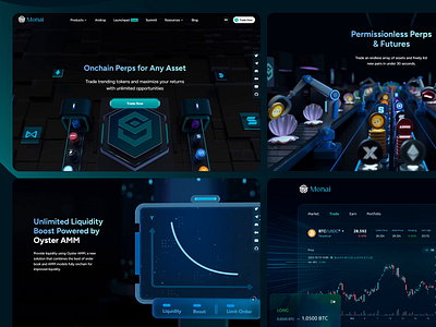 Crypto Trading Motion UI amm solutions automated trading blockchain interface crypto dashboard defi trading digital finance immersive finance interactive ui liquidity pools market insights motion design motion ui nft crypto tech onchain perpetuals smart contracts ux tokenized economy trading analytics ui elements uxui web3 experience