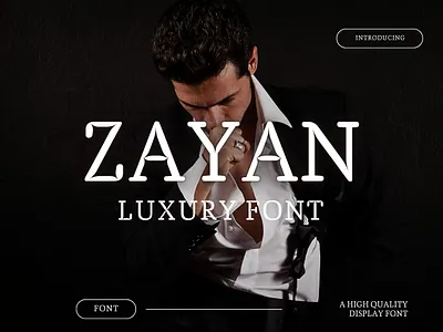 Zayan Luxury Font modern serif