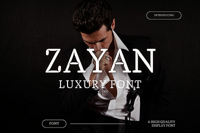 Zayan Luxury Font modern serif