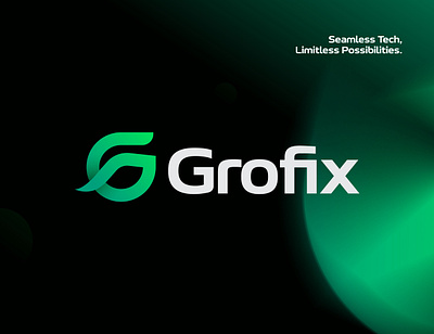 Grofix - G logo, G letter, Tech, UI, AI, Modern logo, Web 3d ai app application branding creative logo design gradient logo graphic design logo logo design logo designer modern logo organic software tech logo technology logo ui web3 website