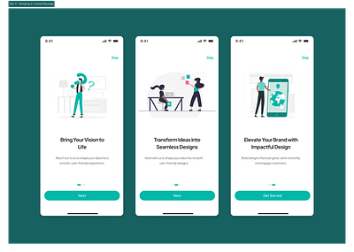 Onboarding Screen onboarding ui design