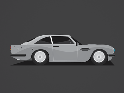 James Bond - Aston Martin DB5 007 aston car collection db5 iconic james bond martin vector