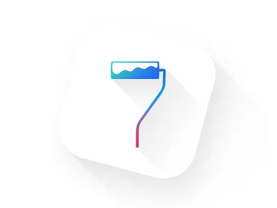 Wallpapers for iOS 7 7 best flat icon ios iphone paint parallax roll theme wallpaper wallpapers