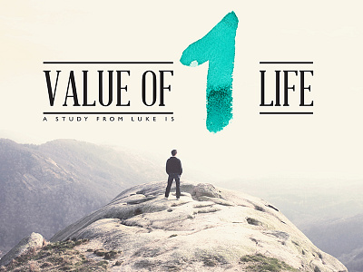 Value Of One Life church one