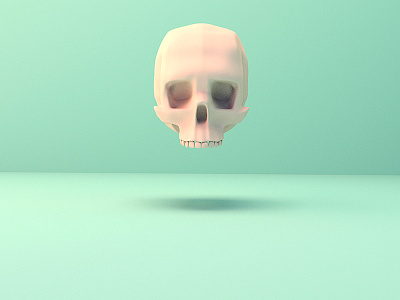 Blender Skull 3d blender skull