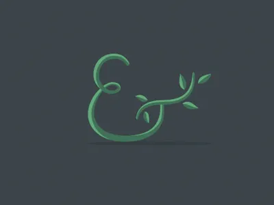 Ampersand #1. GoGreen! ampersand green