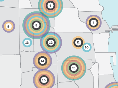 LISC Chicago neighborhood network map chicago data infographic neighborhoods