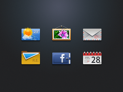 Sense Circle 2 android circle design go icon icons launcher theme ui