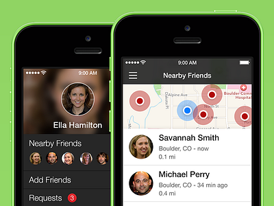 Find Friends Update ios iphone redesign