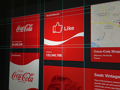 Coca-Cola Flat wip coca cola flat popularshots red ui white