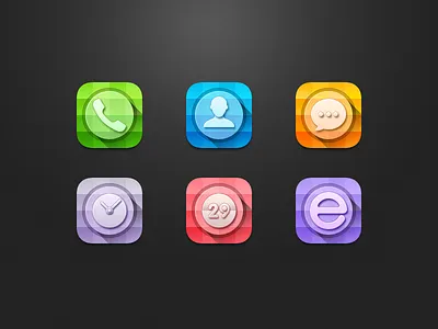 Color Gird 1 android design go icon icons launcher theme ui